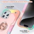thumbnail image 5 of SUPNICE Shockproof Back Cover Cell Phone Case for Apple iPhone 15 Pro Max, Rainbow Pink, 5 of 7