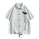 thumbnail image 1 of Playera Elvqul Hombre Casual Beige Manga Corta Diseño Solapa, 1 of 3