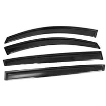 Ikon Motorsports Compatible with 11-16 Kia Sportage Acrylic Window Visors Vent Windshield Deflector Rain Guard 4Pc Set Outside Mount 2011 2012 2013 2014 2015 2016