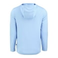 thumbnail image 3 of Men's Cutter & Buck  Powder Blue Pittsburgh Steelers Coastline Epic Comfort Eco Recycled Men's Hooded Shirt, 3 of 3