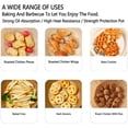 thumbnail image 4 of 100pcs Air Fryer Paper Liners,100Pcs Parchment Paper, Oil-proof, Food Grade Air Fryer Disposable Paper Line （square）, 4 of 6