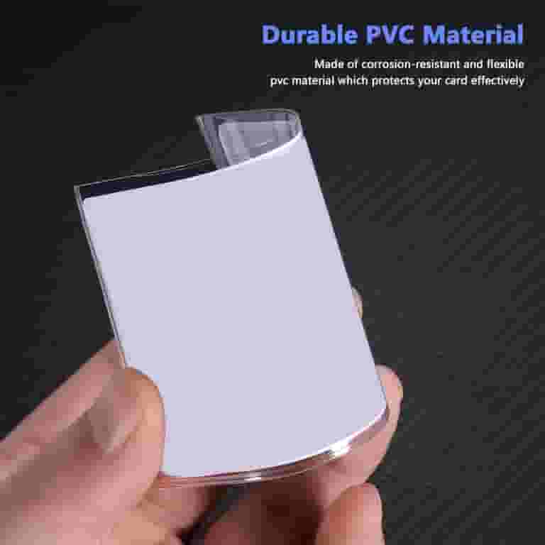medicare card holder protector sleeves 5 Pack - Medicare Card Holder Protector Sleeves - Clear Vinyl Credit Card Covers