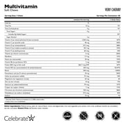 Celebrate Vitamins Bariatric Multivitamin Soft Chews - Very Cherry - 180 Count