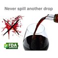 thumbnail image 4 of Wine Pourer Disc 20 Pieces Pour Spouts Drip-free Wine Pourers for Wine Bottles, 4 of 7