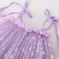 thumbnail image 5 of Ulitacool Spring Dresses For Girls O Neck Snowflake Sequin Dress Dance Party Dresses Clothes Sleeveless Sundress Fashionable Playsuit Purple 18-24 Months, 5 of 5