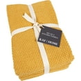 thumbnail image 2 of KAF Home Deluxe Kitchen Towels Set, Popcorn Terry Dish Towels, 18” x 28”, Camel, 4 Pack, 2 of 5