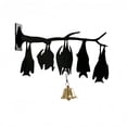 thumbnail image 2 of Aonerit 8 Inch Hanging Upside-Down Bats Ornament, Bells Spooky Halloween Hanging Decor, Indoor Outdoor Party Decoration, Tree Porch Accent, Holiday Home Ornament, 2 of 6
