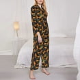 thumbnail image 3 of Goofa German Shepherd Dog Printed Women’s 2 Piece Pajama Set Super,Pajamas Women's Long Sleeve Sleepwear Soft Button Down Loungewear Pjs Lounge Set Nightwear-Large, 3 of 9