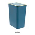 thumbnail image 4 of Justharion Rectangular Trash Can - Easily Fit In Gap 12L Capacity Wide Application Modern Bathroom Kitchen Blue S 1Set, 4 of 6
