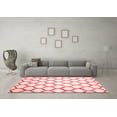 thumbnail image 3 of Ahgly Company Indoor Square Trellis Red Contemporary Area Rugs, 5' Square, 3 of 4