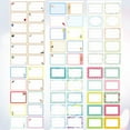 thumbnail image 2 of Miangastore 124Pcs Package Stationery Label White Label Write Name Sticker Blank Sticker Label Child Stationery Sticker, 2 of 8