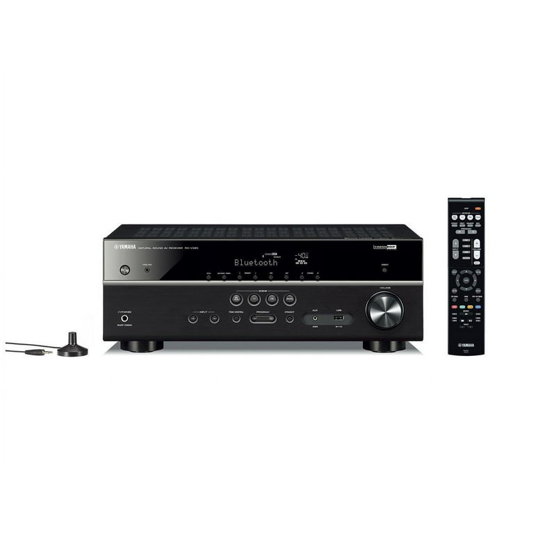 Yamaha, 4K Bluetooth AV Receiver 5.1-Channel RX-V385, Black
