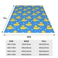 thumbnail image 3 of Susaid Cute Yellow Rubber Ducks Print Microfiber Cleaning Cloth, Multi-Functional Cleaning Towels, Highly Absorbent Cleaning Rags,Cleaning Cloths for Car Kitchen Home-60"x50", 3 of 7