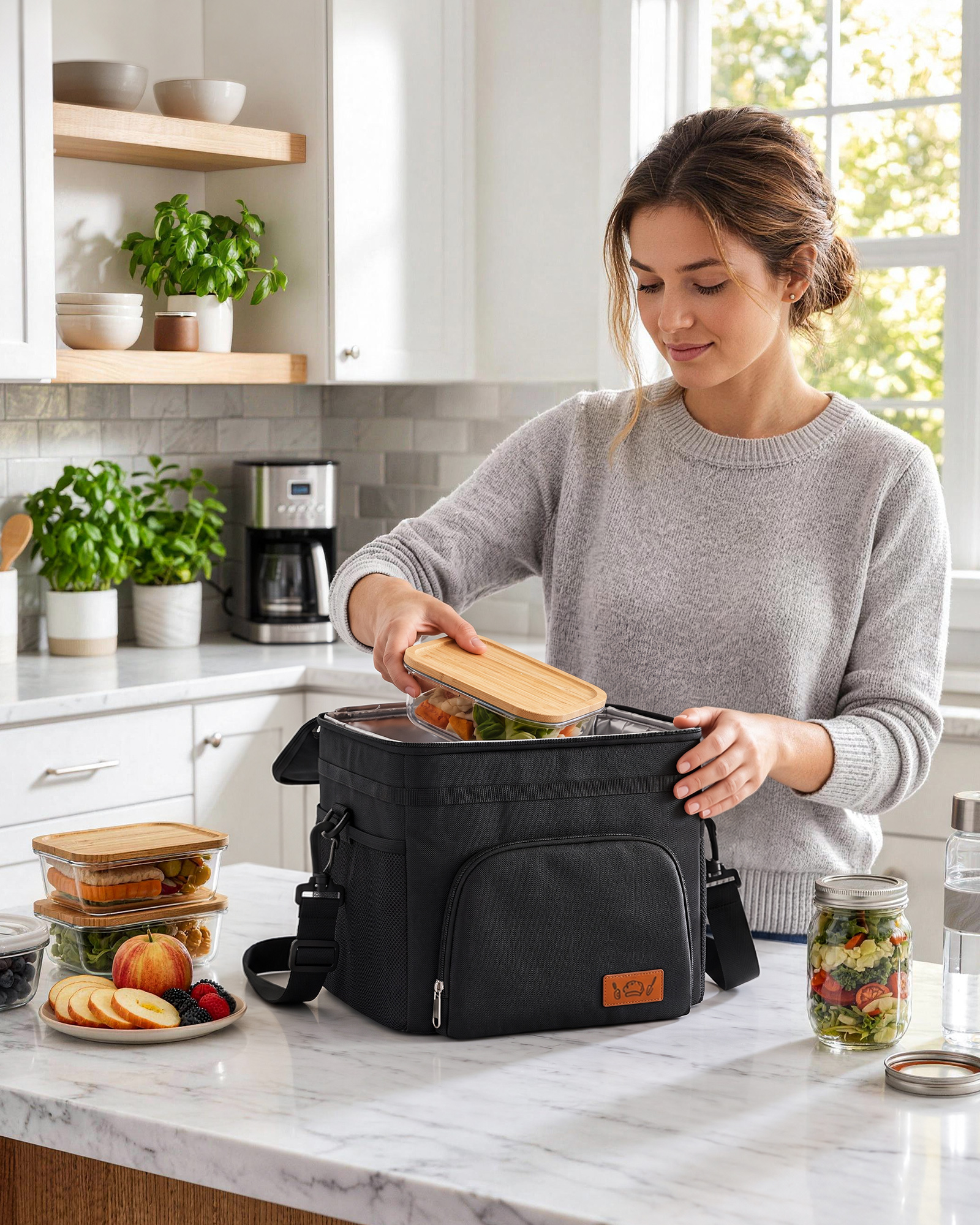 HOTOR Insulated Lunch Box with Shoulder Strap photo 8
