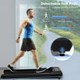 thumbnail image 4 of Topcobe 2.25 HP Walking Pad with LED Display and Remote Control, Portable Under Desk Treadmill, Black, 4 of 8
