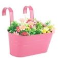 thumbnail image 5 of Flower Pots 2PCS Garden Tool Balcony Plant Holder Metal Hanging Planter Iron Home Decor For Railing Fence Hooks, 5 of 5
