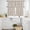 Khaki, variant on Sage Green Leaf Kitchen Curtains Sets for Windows 24 Inch Length, Retro Farmhouse Plant Floral Branch Rod Pocket Window Treatments Tier Curtains and Valances Set for Bedroom/Bathroom