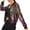 B, variant on Color Block Patchwork Jackets for Women Trendy Sparkly Sequin Slim Fit Blazer Open Front Cardigan Front Zip Bomber Blazer, C M