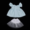 thumbnail image 5 of Ropa De Verano De Muñeca , Vestido Con Debajo Para Mini Blythe, OB11, 1/12 Party Casual Dress Up, 4 Colores Para Elegir Baoblaze  Conjuntos de vestido de muñeca, 5 of 5