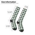 thumbnail image 4 of Fotbe Scottish Checkered print Women's Men's Novelty Crew Socks Cotton Socks Knee High Socks for Walking,Running,Nurses,Pregnancy, 4 of 8