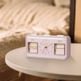 thumbnail image 5 of La Crosse Clock Daily Flip Pink Tabletop Alarm Clock with Calendar, 636-379P, 5 of 6
