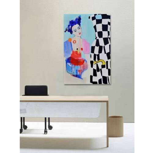 Dress up Game Painting Print on Wrapped Canvas