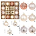 thumbnail image 3 of 44Pcs Christmas Home Decor,Christmas Balls,Proof Christmas Tree Decor,Hanging Ornament for Thanksgiving Wedding Party Holiday Home Decor,Champagne Gold, 3 of 6