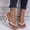 Khaki, variant on Women's Square Toe Flip Flop Heeled Sandals Simple Stiletto Slide Summer Sexy Casual Footwear Black 38