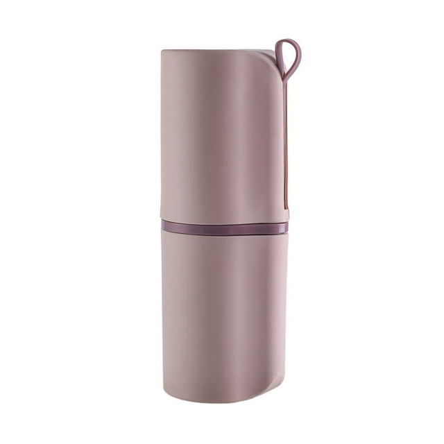 Langgg Travel Toothbrush Case Portable Multifunctional Wash Cup Hard Toothpaste Cup for Trips Camping Bathroom School Travel Outdoor