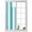 Green, variant on Green White Ombre Window Privacy Film, Country Pastoral Gradient Minimalist Static Cling UV Sun Blocking Heat Control Window Tint, Non-Adhesive One Way Windows Privacy Cover 19.6''x39.3''