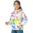 thumbnail image 2 of CPNG Girls and Boys Hooded Jacket Tie Dye Full Zip Rainproof Windproof Windbreaker Coat Kids Lightweight Outdoor Jacket, 2 of 5