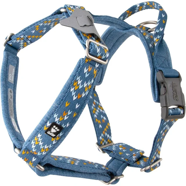 Hurtta RazzleDazzle YHarness, Bilberry, 3240 in