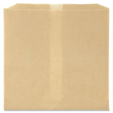 HOSPECO-Waxed Napkin Receptacle Liners, 8.5" X 8", Brown, 500/Carton