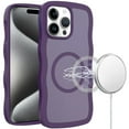 thumbnail image 5 of XPM for Apple iPhone 16e Phone Case, Grip Hand Magnetic Hybrid Case Shockproof Protection Matte Skin Rubber TPU + PC Cover for Apple iPhone 16 E (6.1") (Purple), 5 of 9