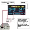 thumbnail image 3 of Transmisor de TV Analógica VHF/UHF TV-TX200 con Entrada HD/AV y Antena GP de Alto Rendimiento., 3 of 5