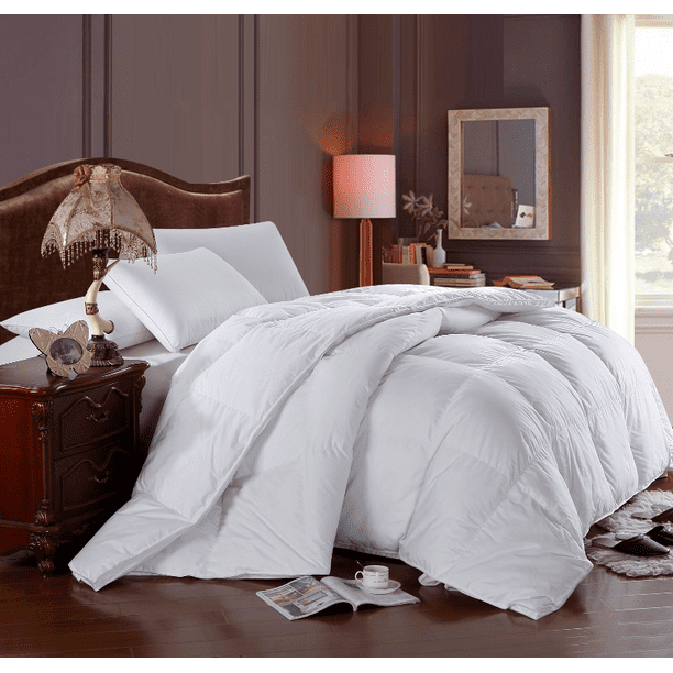White Down Comforter Solid All Seasons Duvet Insert By Royal Hotel