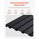 thumbnail image 3 of VEVOR Revestimiento de pared de listones de PVC de 2 x 4 pies, color negro, para garaje, con diseño modular, 3 of 9