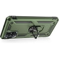thumbnail image 2 of Galaxy A71 Case Military Grade  Heavy Duty Rugged Dual Layers Full Body Shockproof Finger Ring Kickstand Olive Green, 2 of 10