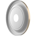 thumbnail image 4 of Ekena Millwork 16"OD x 3 1/2"ID x 1 3/8"P Traditional Thermoformed PVC Ceiling Medallion (Fits Canopies up to 9 1/2"), Universal Metallic Champagne Mist, 4 of 5