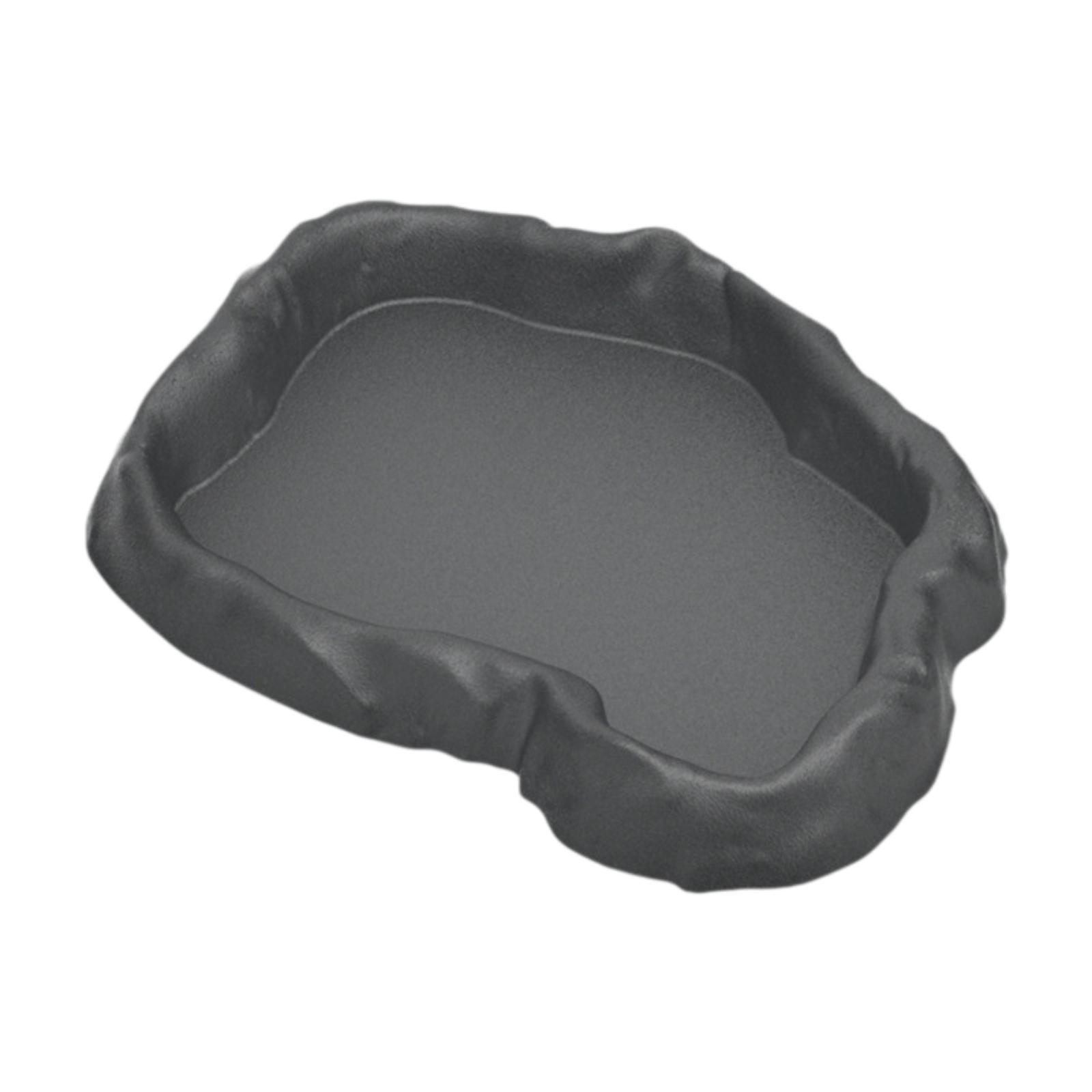 Fzaqwen Lizards Habitat Decoration Reptile Water Bowl for Snake Bearded Dragon Gecko M