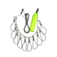 thumbnail image 1 of Clip para cuerda de pesca, soporte para pesca, broche de metal de alta resistencia, candado grande para pesca verde 10m, 1 of 9