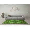 thumbnail image 3 of Ahgly Company Indoor Rectangle Oriental Green Industrial Area Rugs, 7' x 9', 3 of 4