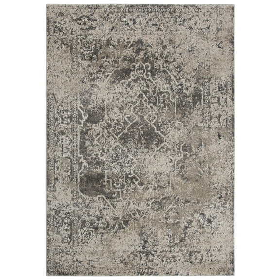 Rizzy Rugs Valencia Area Rug VCA101 Beige Faded Distressed 5' 3" x 7' 6" Rectangle