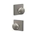 thumbnail image 6 of Schlage Fc21-Ply-Col Custom Plymouth Passage & Privacy Door Knob Set - Black, 6 of 7