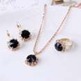 thumbnail image 4 of Ensemble de Bijoux Royaux Contient Collier et Boucles d'Oreilles pour les Femmes Filles, 4 of 4