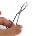 thumbnail image 2 of Pinzas para El Cabello de Cejas de material acero Inoxidable Tijeras Herramienta de Eliminación de Podadoras Punta Plana Yinane Pinzas recortadoras de cejas, 2 of 8