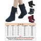 thumbnail image 2 of Botas de nieve impermeables para mujer, zapatos cálidos de invierno de piel sintética para mujeres y niñas, botas de invierno antideslizantes para exteriores, 2 of 6
