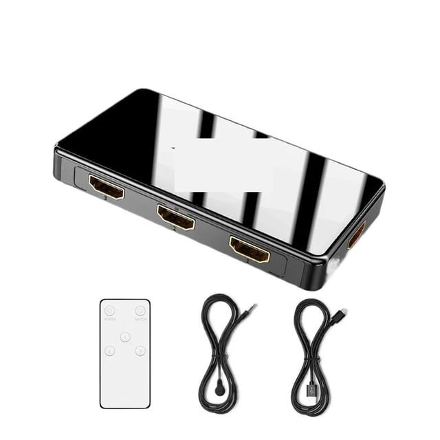 4K 60Hz Switch 5x1 3x1 Video Switcher 5/3 In 1 Out With IR Remoter