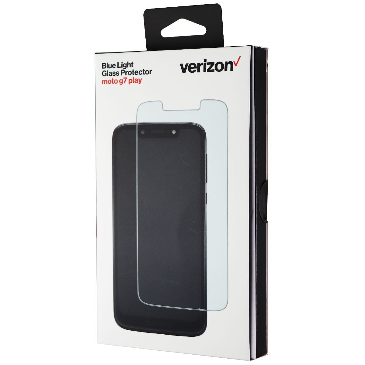Verizon Blue Light Filter Tempered Glass Protector for Motorola Moto G7