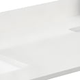 thumbnail image 2 of Wyndham Collection WCFQC160DTOPUNSGT 60" Quartz Vanity Top - Giotto Quartz, 2 of 3